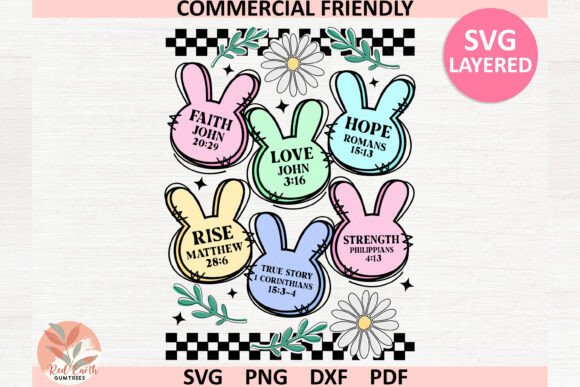 Easter Bible Verse PNG Design
