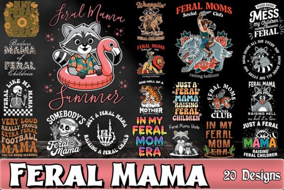 Feral Mom SVG Bundle Review