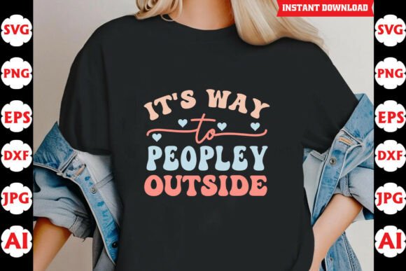 Its Way Too Peopley Outside Funny Quote