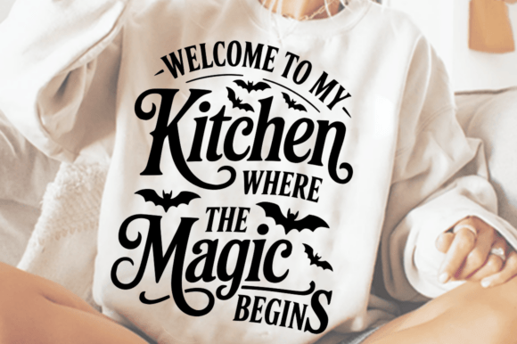Rustic Kitchen Magic Begins SVG Design