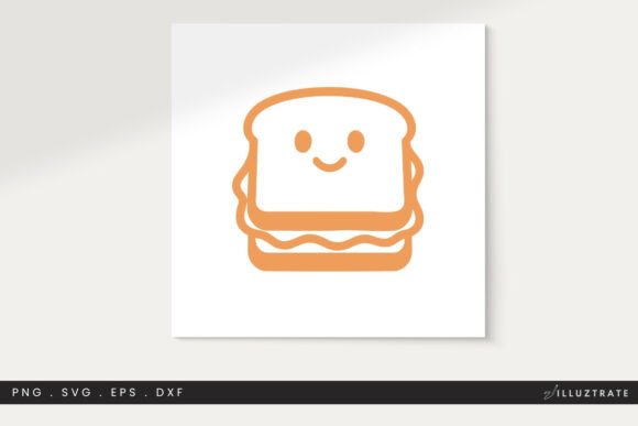 Sandwich SVG Cut File Clipart PNG