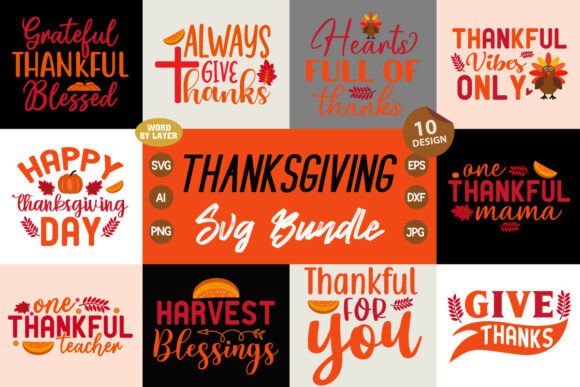 Thanksgiving SVG Bundle Vol. 5.1